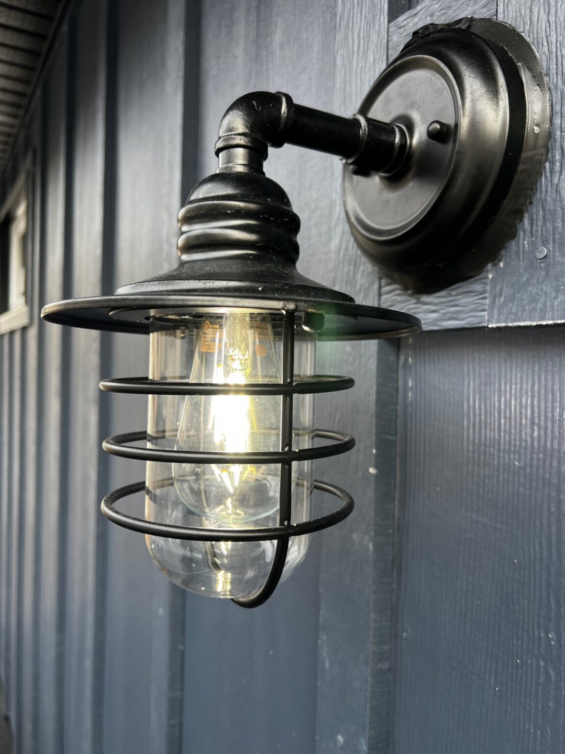 Electric FX exterior wall light installation
