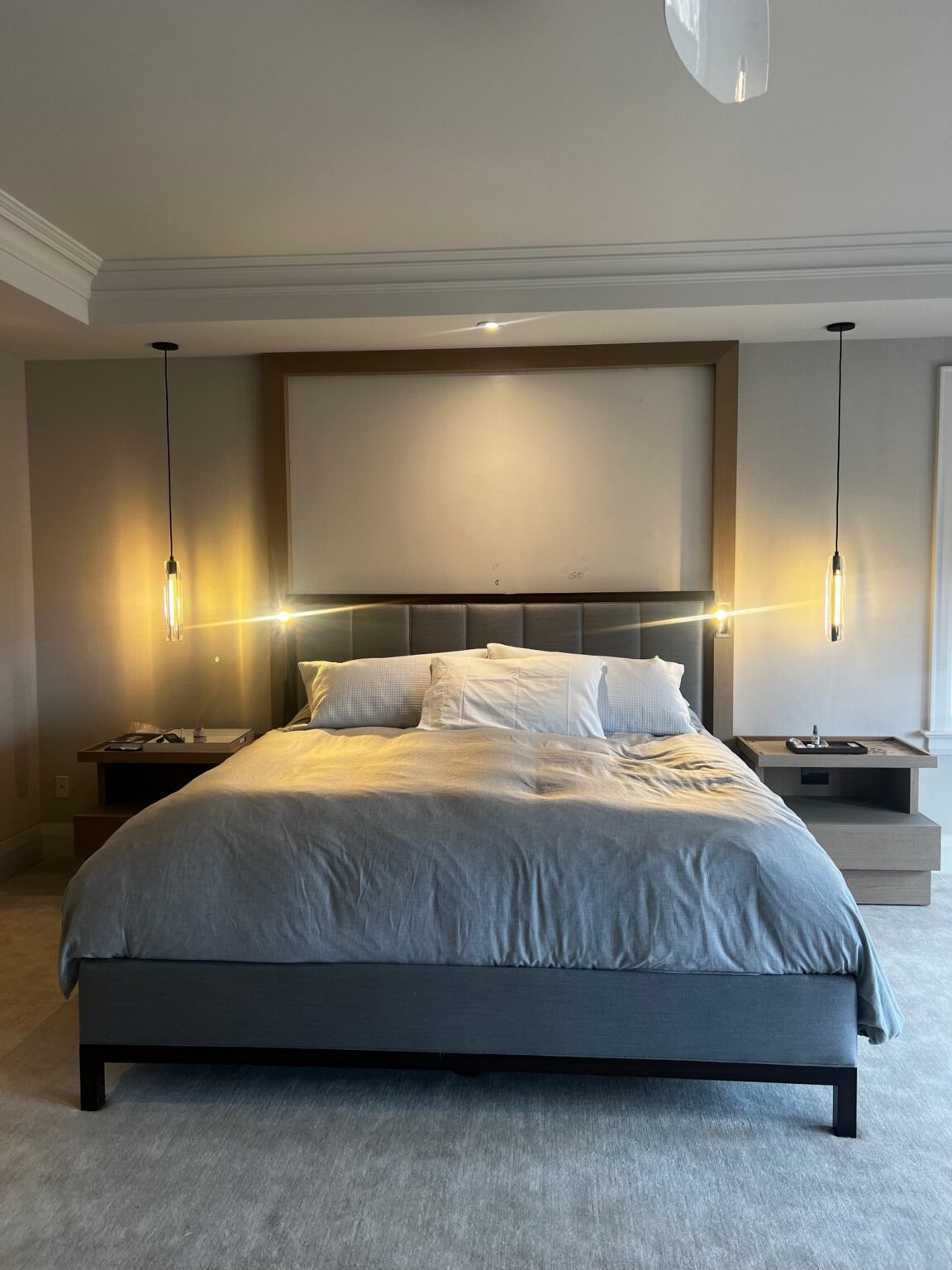 Electric FX bedroom pendant and accent lighting