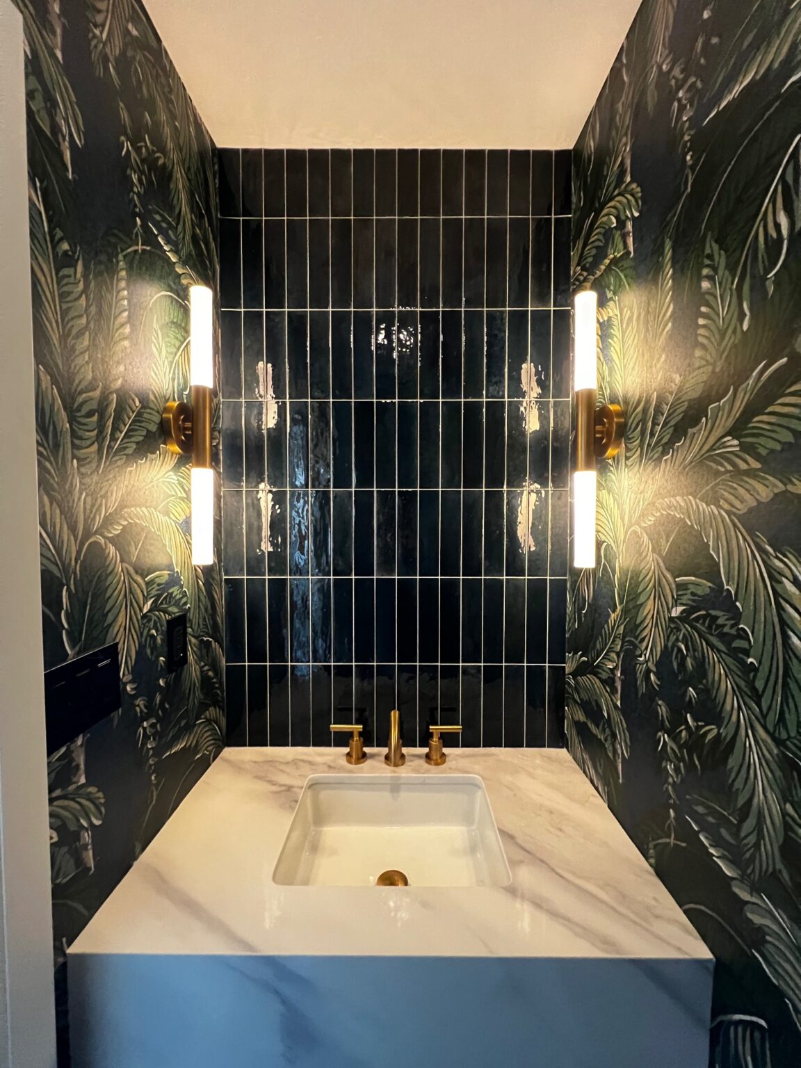 Electric FX powder room sconce lighting